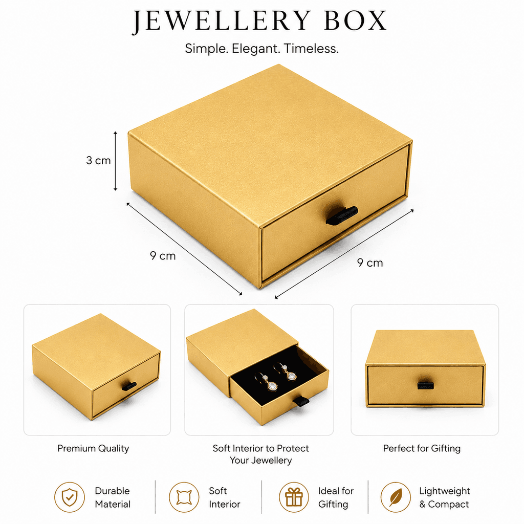 Premiume Jwellery Box Gold